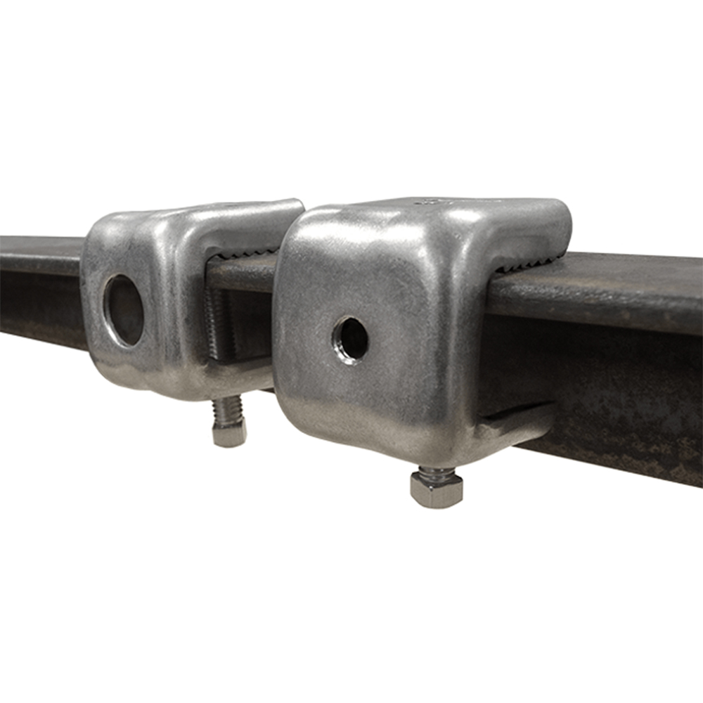 Miroc Galvanized Angle Adapter with 3/8 Inch Tapped Hole (10-Pack) from GME Supply